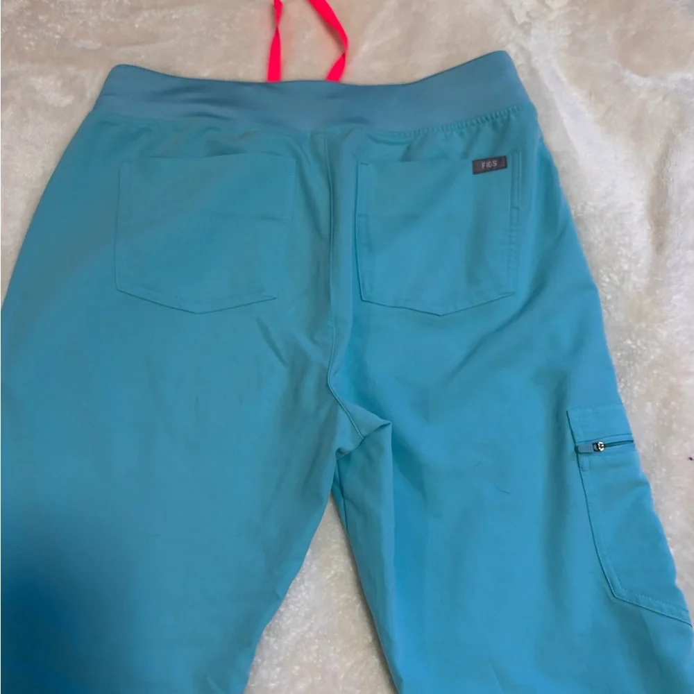 Neon Blue Zamora Joggers small - Picture 4 of 5